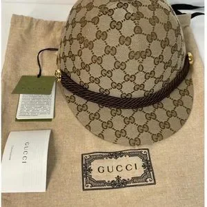 Gucci hat never size small serious buyers authentic Authentic Vs Replica Gucci GG canvas Cap - How To Spot A  main image 3